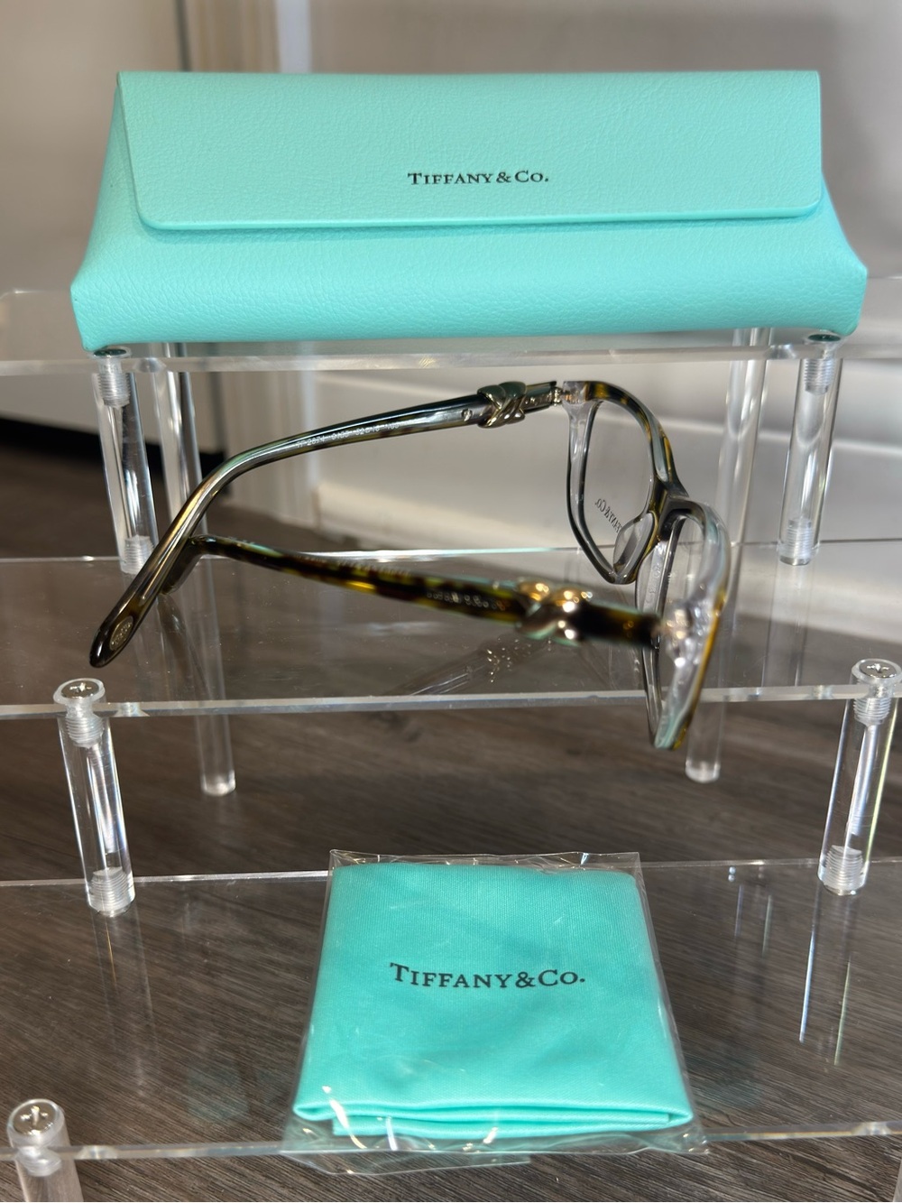 Tiffany & Co. Havana Tortoise Eyeglasses TF 2074